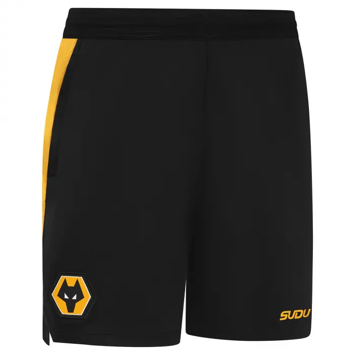 Wolverhampton Wanderers Shirt Store | 2025-26 Coaches Training Short – Black Collection Wolverhampton Wanderers Official Gear